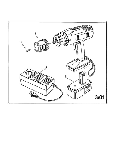 3/8" 18 volts cordless drill-driver