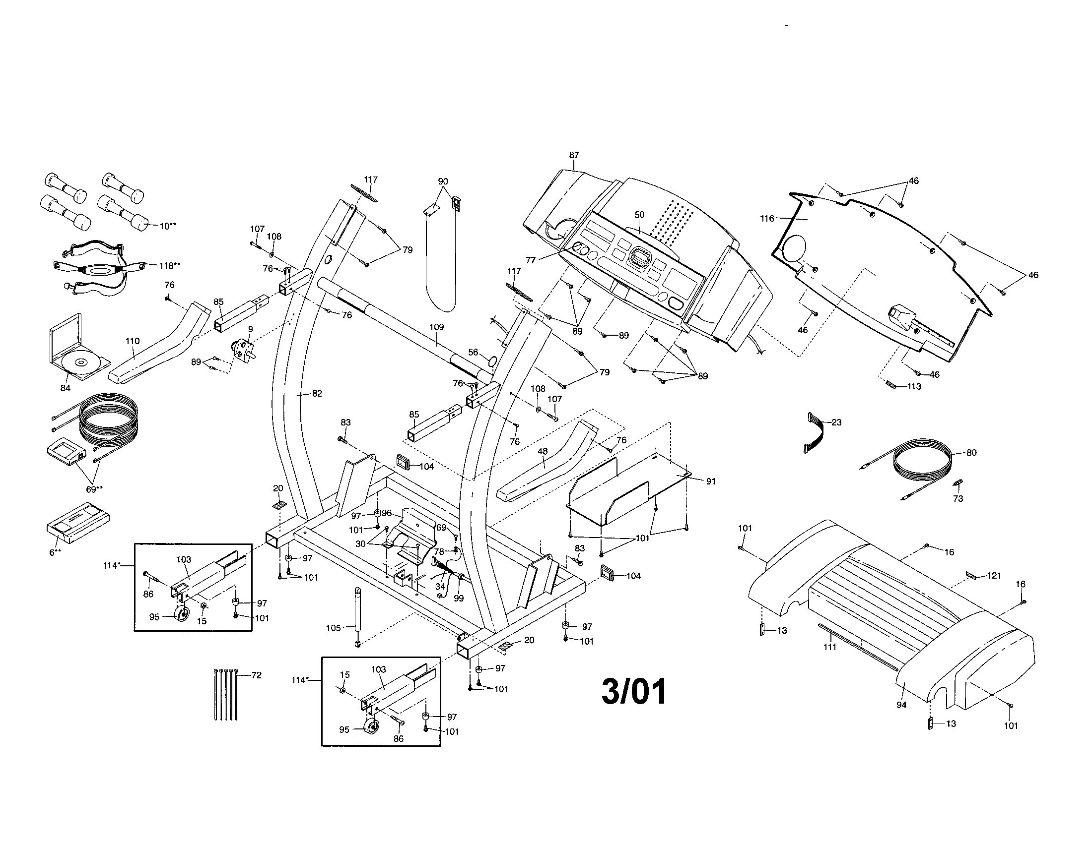 Proform 831299464 treadmill Parts | Diagrams, Manuals | Sears PartsDirect