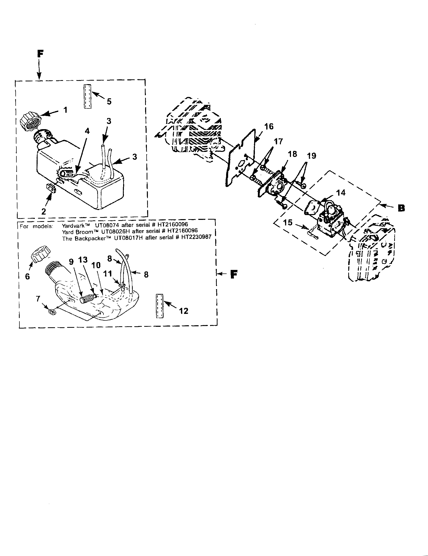 Carburetor and fuel tank
