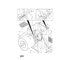 Kenmore 41781042000 drum and heater element diagram
