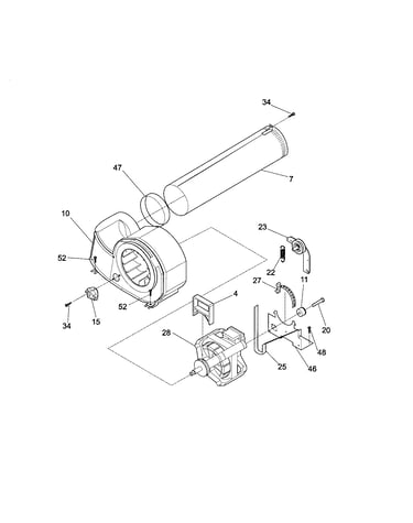 Motor and blower