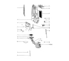 Eureka 4674AT motor cover diagram
