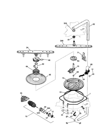 Motor and pump