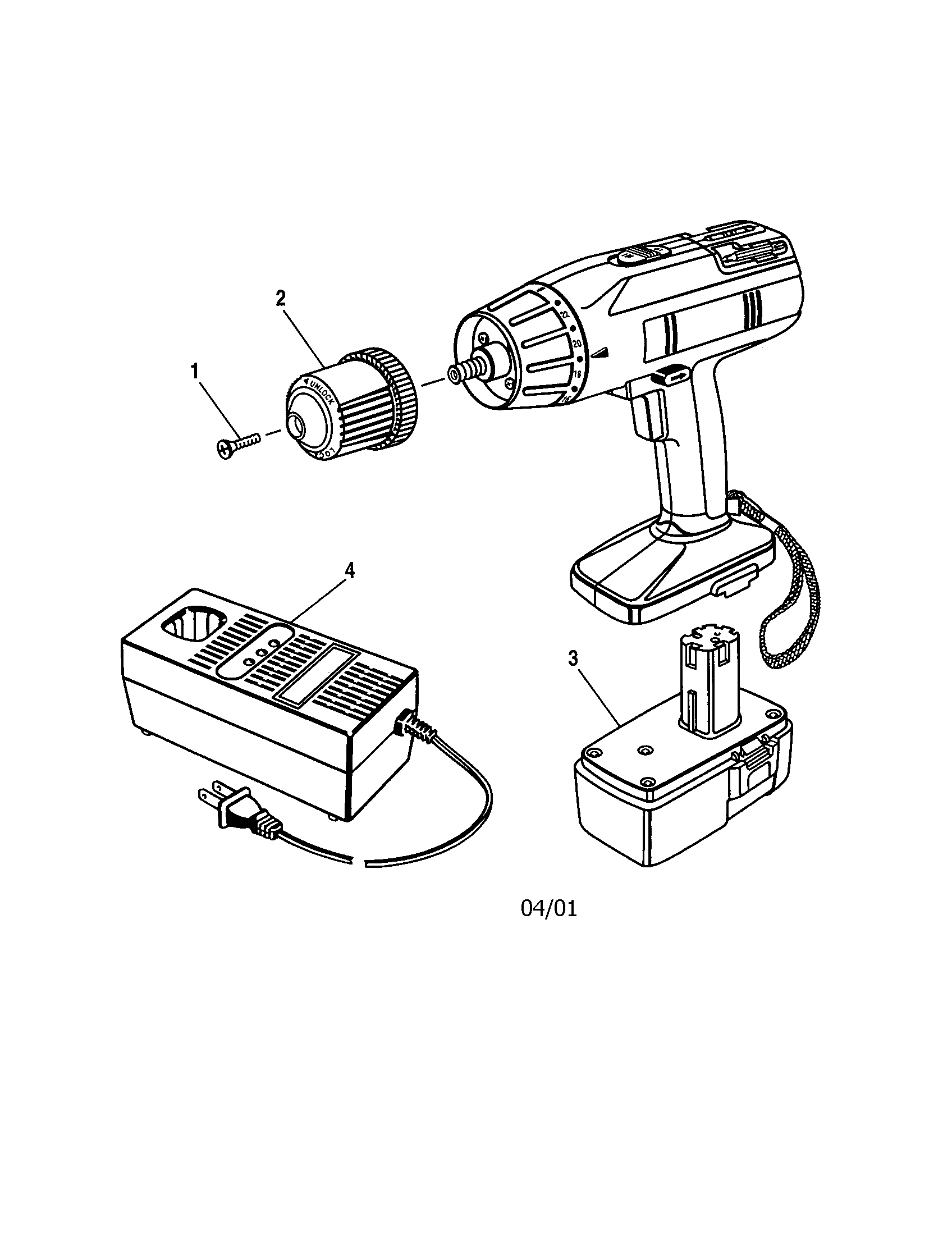 3/8" - 16.8 volts drill-driver