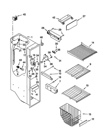 Freezer liner