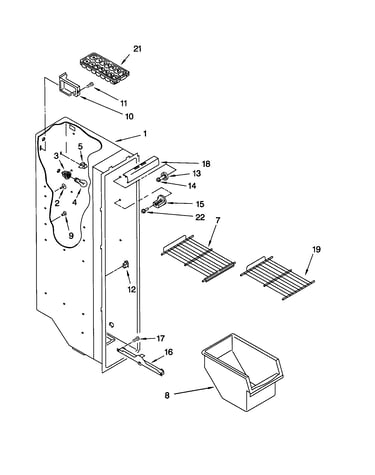 Freezer liner