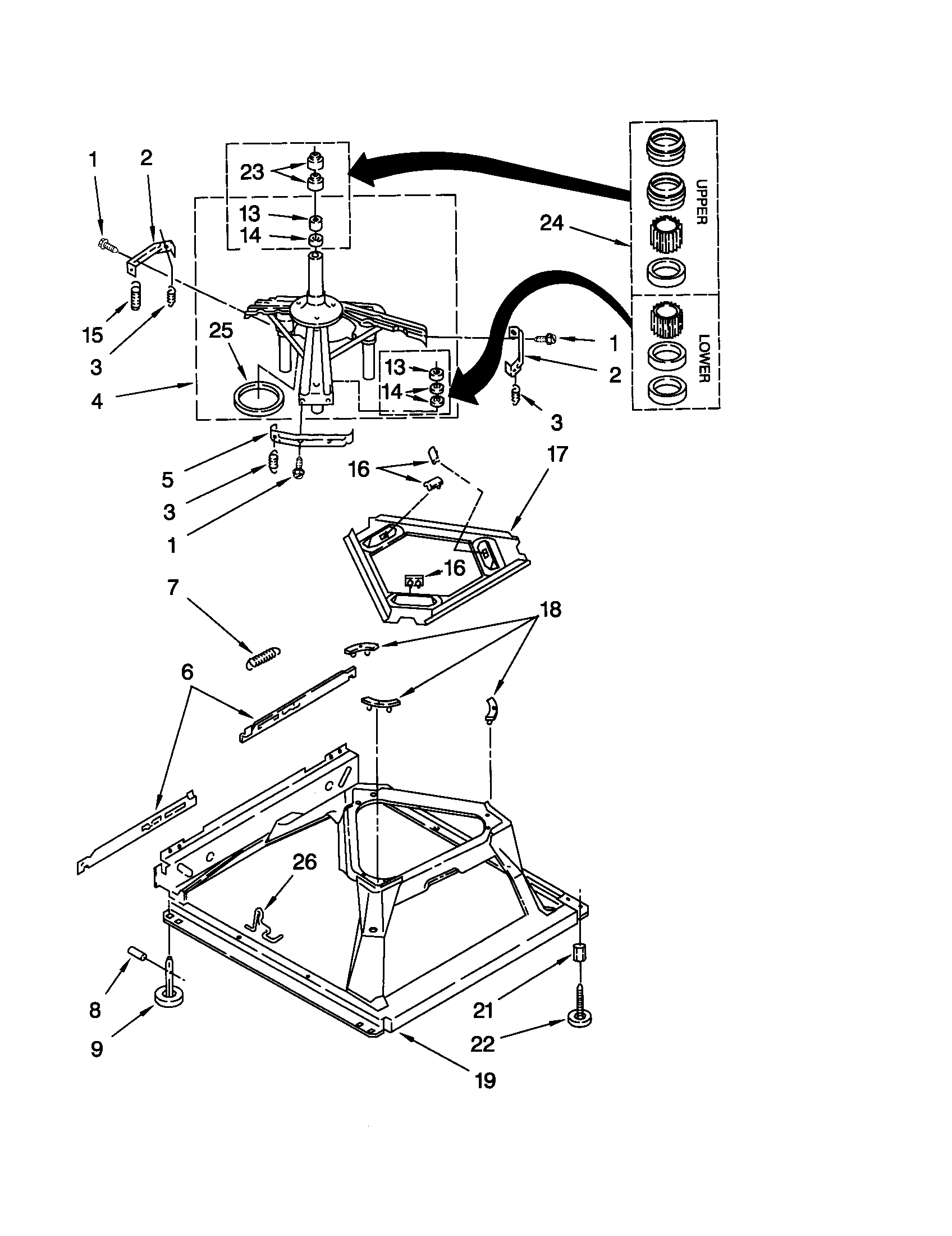 Machine base
