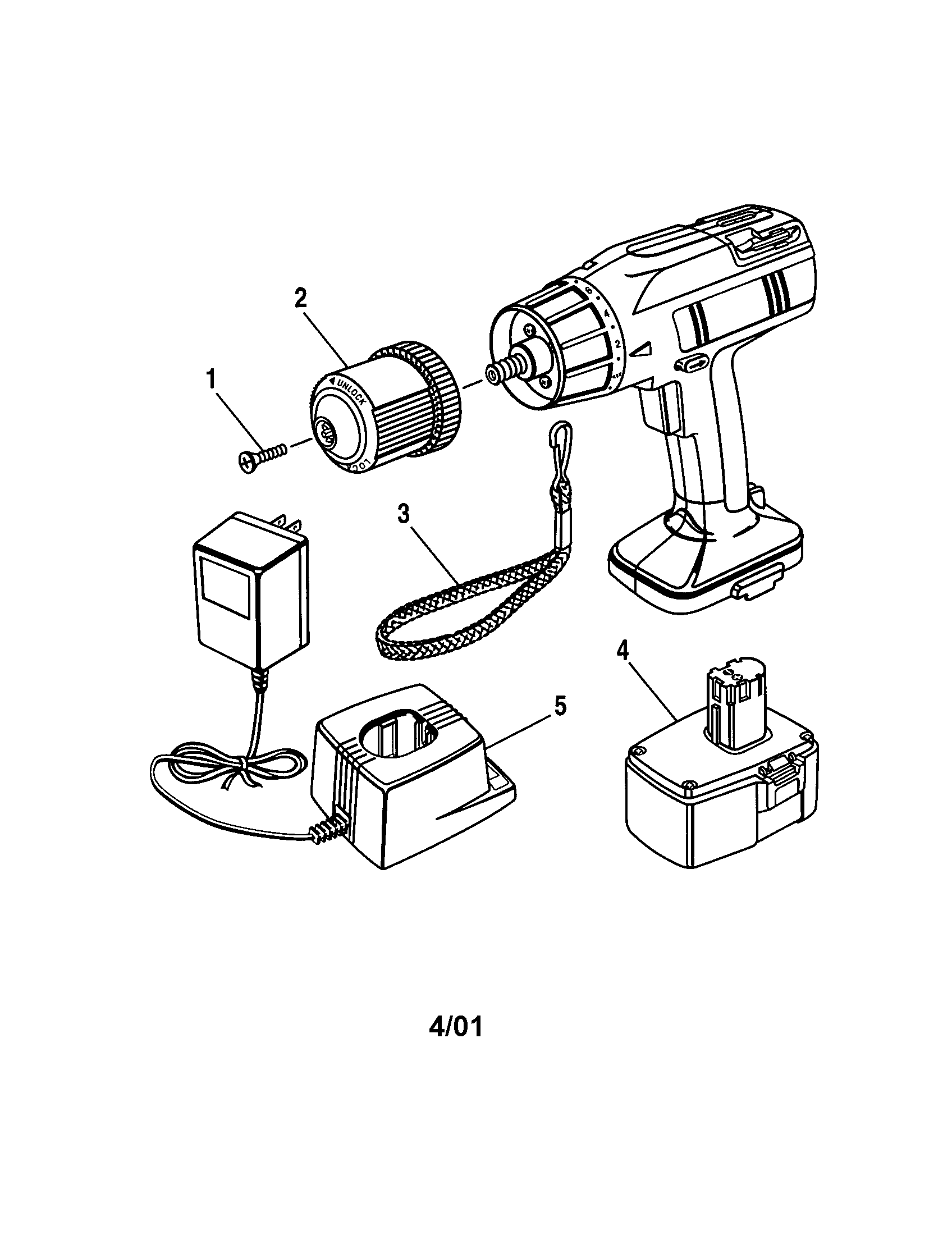 3/8", 14.4 volts drill-driver