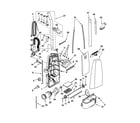 Kenmore 11631079102 dust compartment and motor diagram