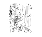 Kenmore 11631079101 dust compartment and motor diagram