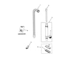 Kenmore 11631212100 hose and attachments diagram