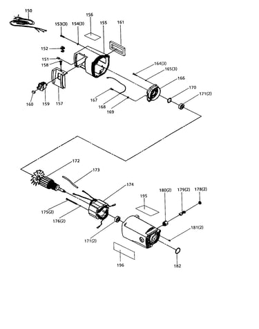Motor and housing