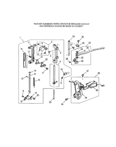 Needle bar supporter unit