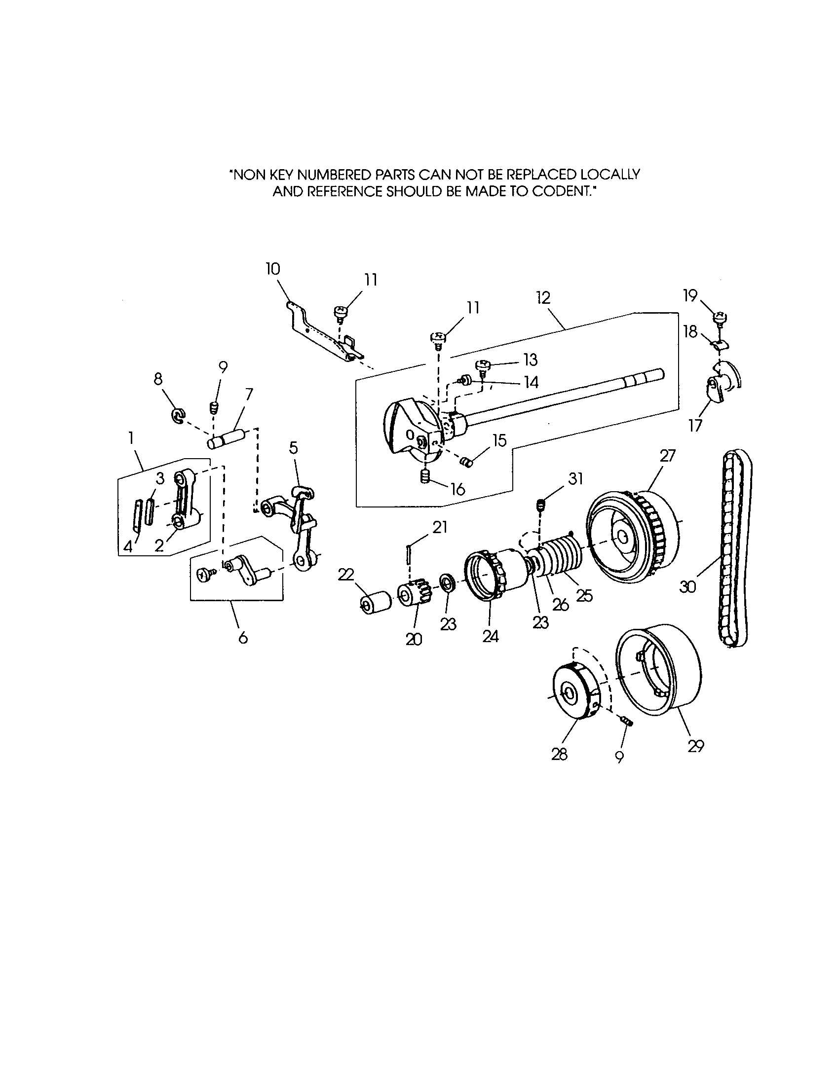 Upper shaft unit