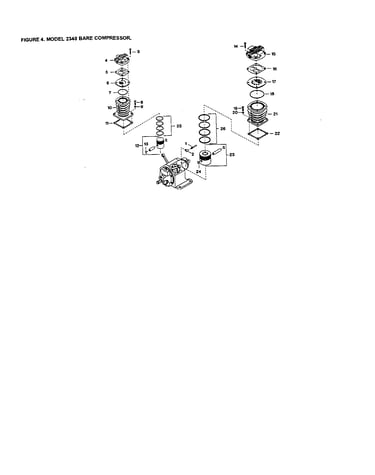 Model 2340-bare compressor