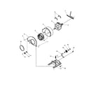 Amana ALG643RMW-PALG643RMW motor and fan assemblies diagram