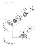 Motor and fan assembly