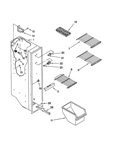 Freezer liner