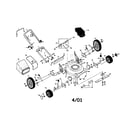 Craftsman 917388690 rotary lawn mower diagram