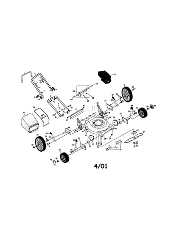 Rotary lawn mower