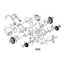 Craftsman 917389690 rotary lawn mower diagram