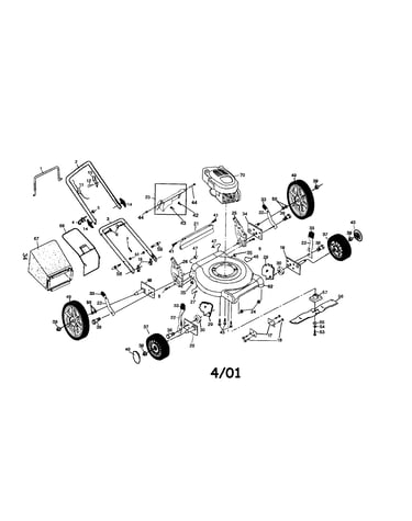 Rotary lawn mower