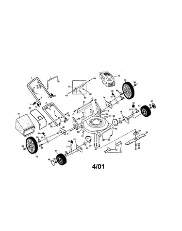 Rotary lawn mower