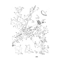 Weslo WLEX1400BX0 frame diagram