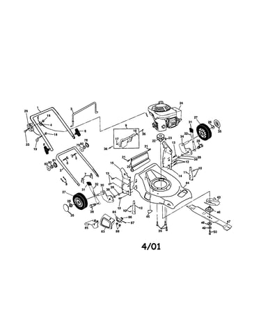 Rotary lawn mower