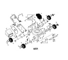 Craftsman 917388012 rotary lawn mower diagram