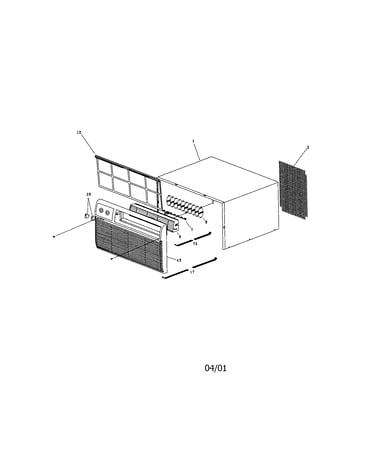 Cabinet front and wrapper