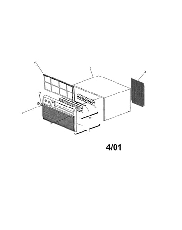Cabinet front and wrapper
