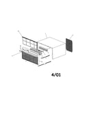 Cabinet front and wrapper