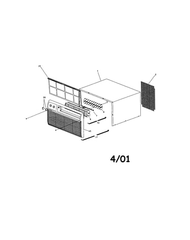 Cabinet front and wrapper