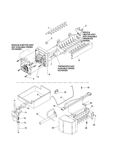 Ice maker assembly