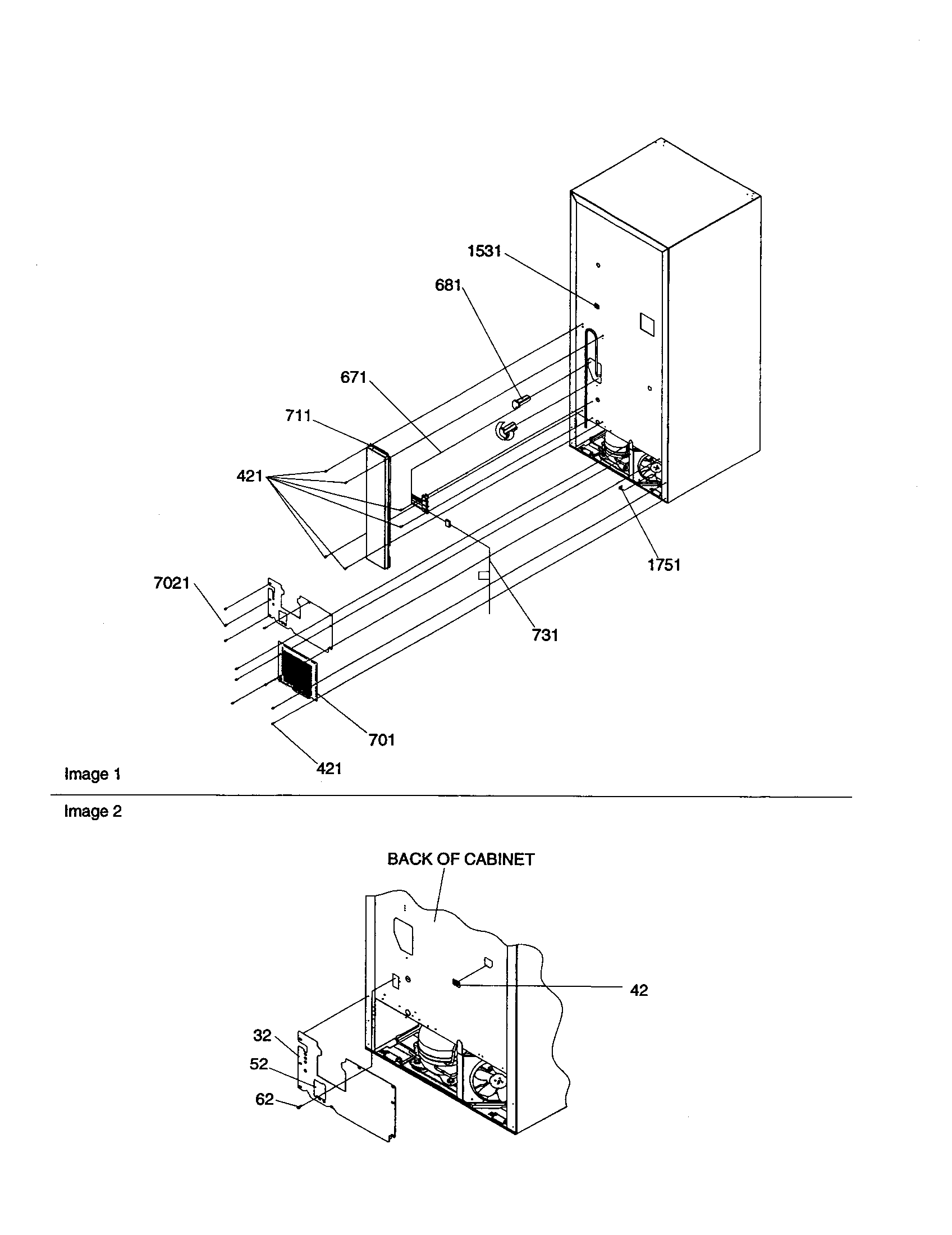 Cabinet back