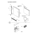 Amana BCI21V1W-P1325023WW door handles and accessories diagram