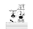 Frigidaire BADMODEL1 motor and pump diagram