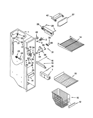 Freezer liner