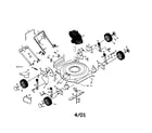 Craftsman 917388224 rotary lawn mower diagram