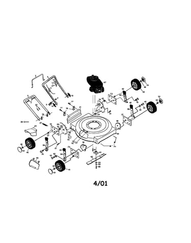 Rotary lawn mower