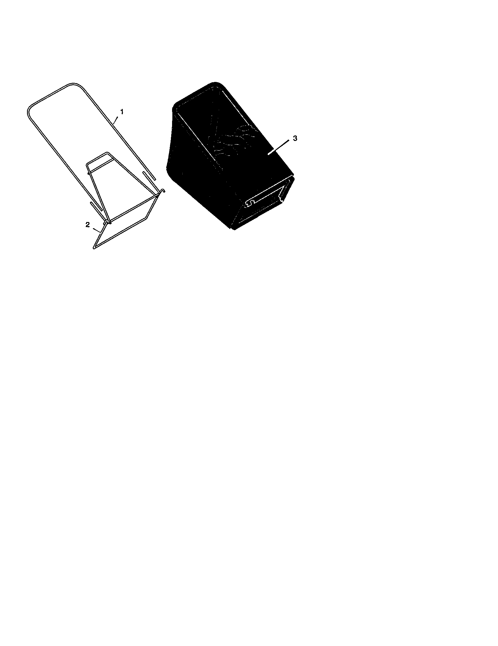 Frame and bag assembly