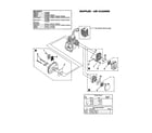 Homelite UT20738 muffler and air cleaner diagram
