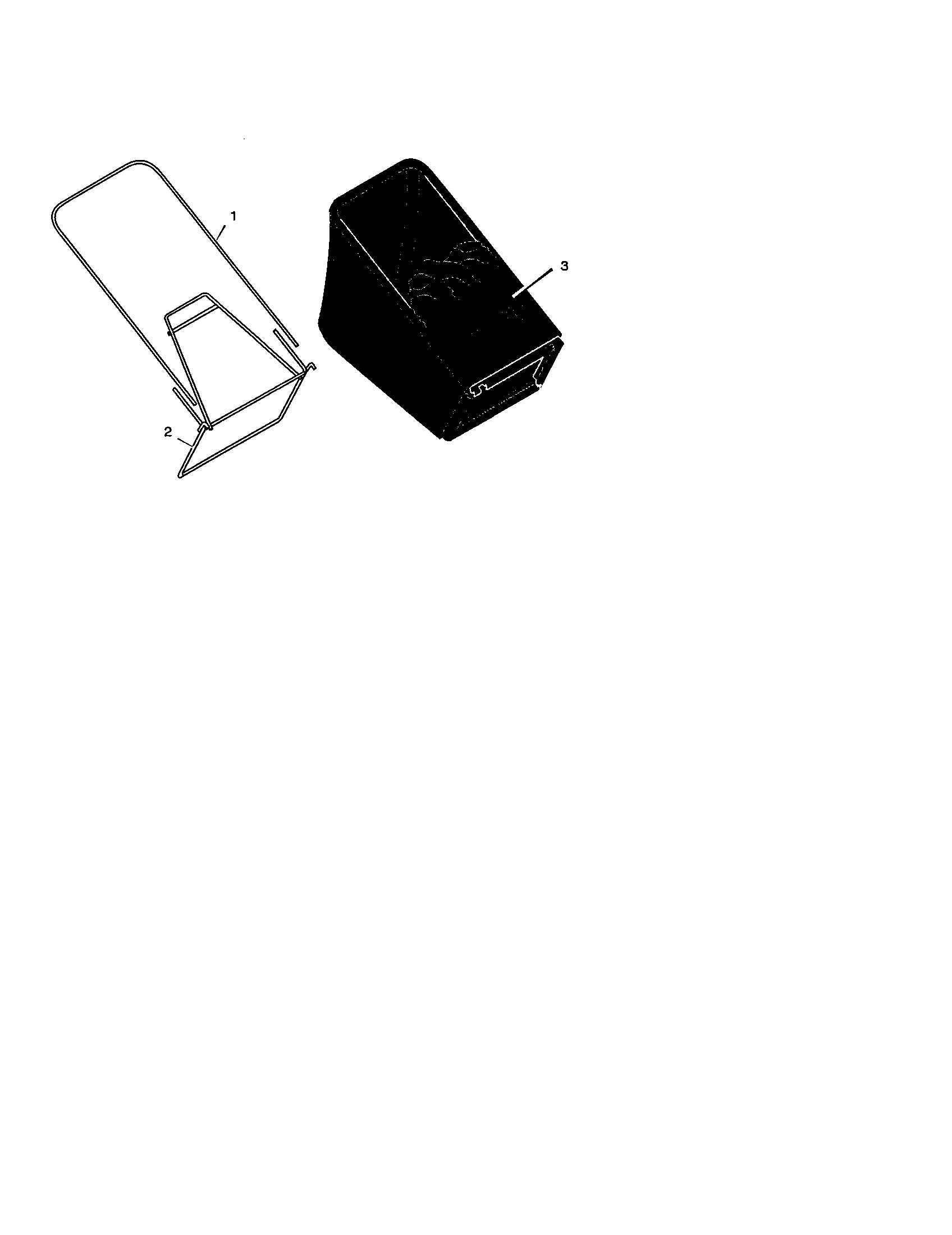 Frame and bag assembly