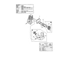 Homelite UT15152 carburetor and fuel tank diagram