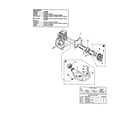 Homelite UT20723 carburetor and fuel tank diagram