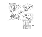 Homelite UT20736 ignition/rotor/starter/clutch diagram