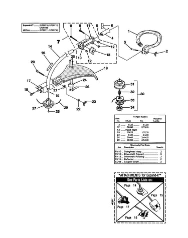 Shaft/spool and string/deflector