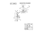 Homelite UT20711 brushcutter attachment diagram
