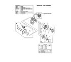 Homelite UT20701 muffler and air cleaner diagram